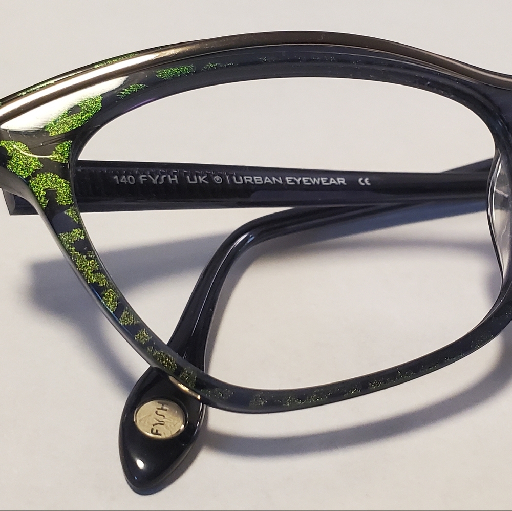 Fysh Eyeglasses cat eye green - Picture 7 of 9
